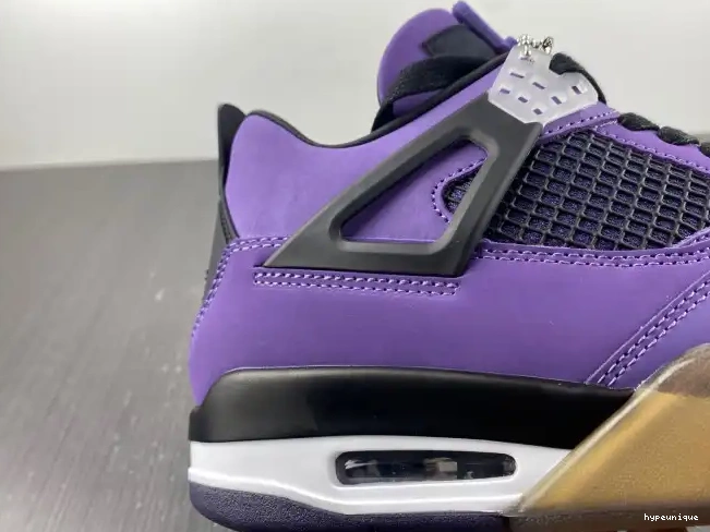HYPE and Travis Scott LN4 4 Family) (Friends 766296 Retro Jordan Purple 0608